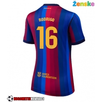 Ženske Nogometnih dresov Barcelona Rodri Hernandez #16 Domači 2026-27 Kratki rokavi